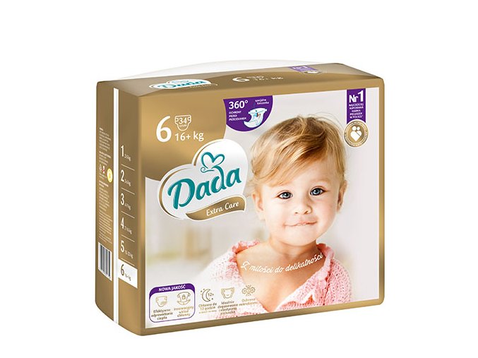 Dada Extra care vel. 6 34 ks (16+ kg)