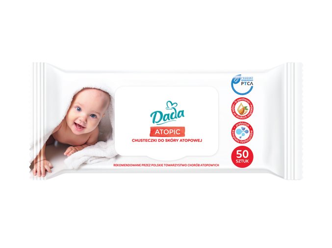 Dada vlhčené ubrousky Atopic 50 ks