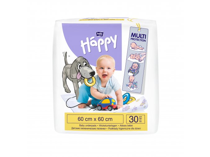 Happy Baby dětské podložky 60x60 cm 30 ks