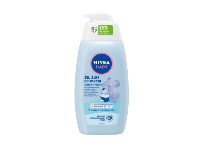 Nivea Baby sprchový gél na telo a vlasy (500 ml)