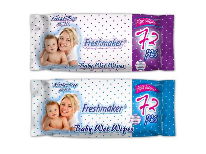 Freshmaker dětské vlhčené ubrousky 72 ks