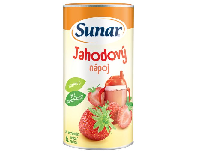 Sunar Rozpustný jahodový nápoj (200 g) nový