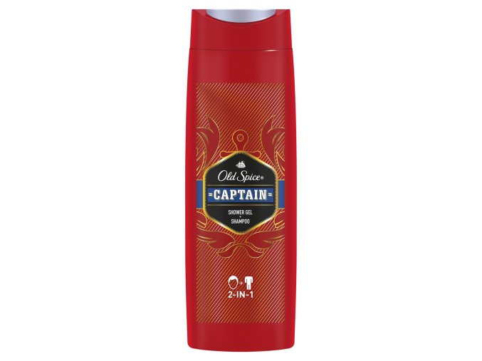 Old Spice sprchový gel a šampón Captain (400 ml)