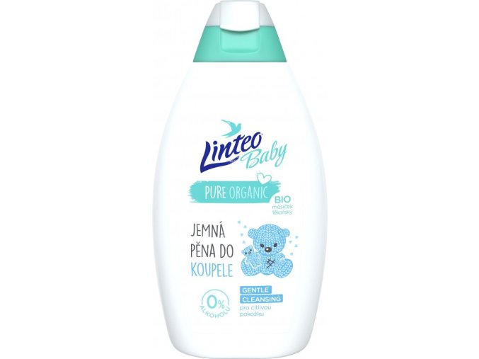 Dětská jemná pěna do koupele Linteo Baby – 425 ml