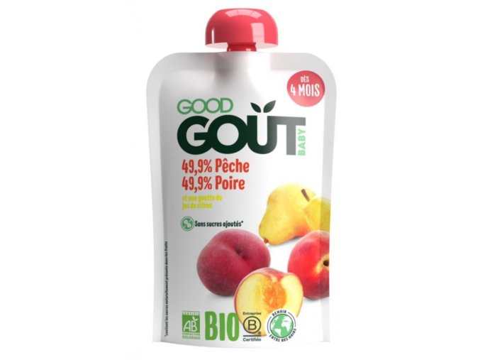 Good Gout BIO Broskev s hruškou (120 g) (1)