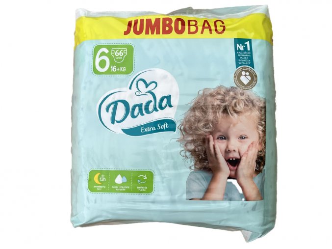 Dada Extra soft bag vel. 6 (16+ kg) 66 ks