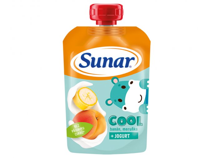 Sunar Cool ovoce banán, meruňka, jogurt (120 g)