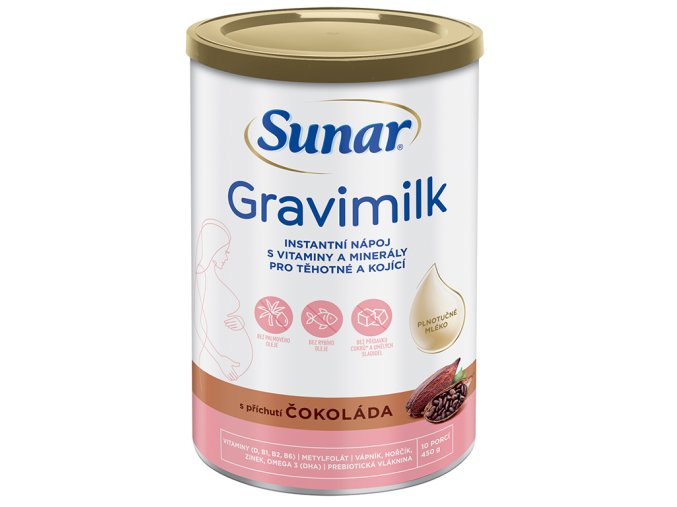 Sunar Gravimilk s přichutí čokoláda (450 g)