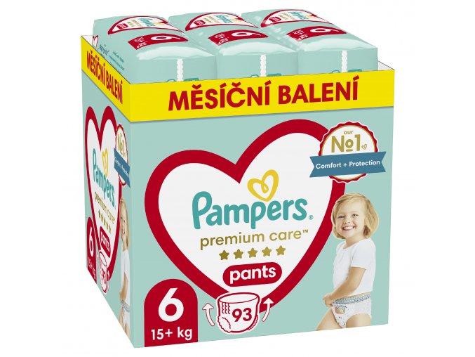 Pampers Premium Care pants 6 (15+ kg) 93 ks (1)