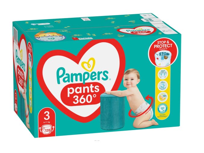 Pampers Pants vel. 3 128 ks (6 11 kg) (2)