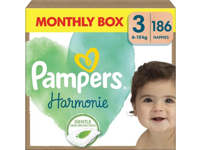 Pampers Harmonie vel. 3 186 ks (6 10 kg) (1)