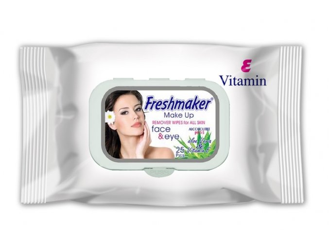 Freshmaker odličovací ubrousky pro všechny typy pleti 25 ks s víčkem