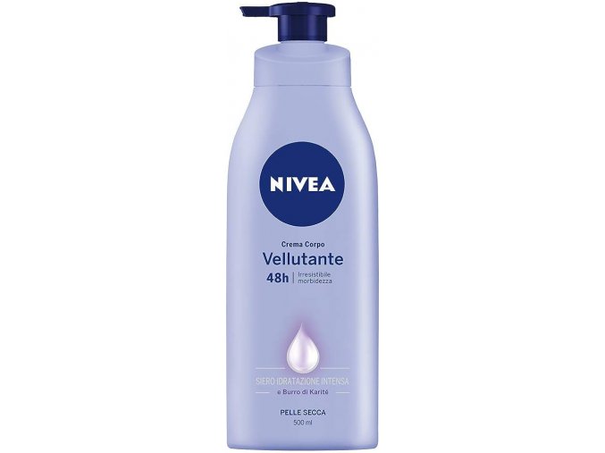 Nivea tělový krém s bambuckým máslem 500 ml s pumpičkou