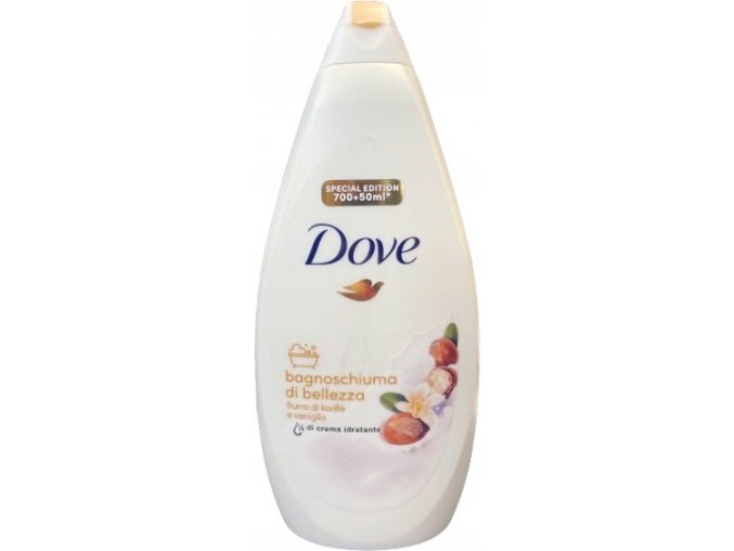 Pěna do koupele bambucké máslo a vanilka (Dove) 750 ml