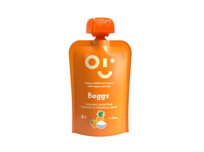 Beggs BIO Smoothie s jogurtem a tropickým ovocem 120 g