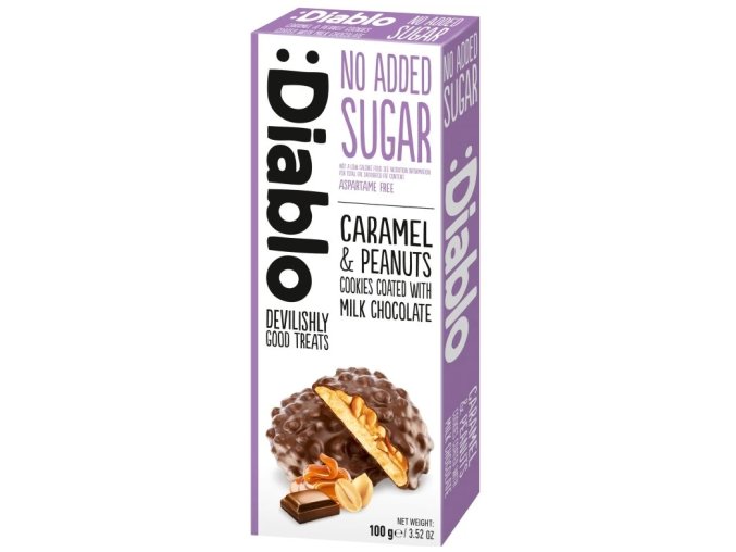 Diablo Karamelovo arašídové sušenky 100 g