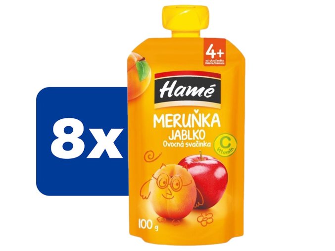 Hamé Meruňka, jablko 8 x 100 g