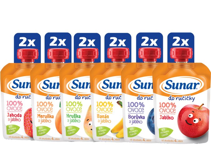 Sunar Do ručičky mix příchutí III (12 x 100 g)