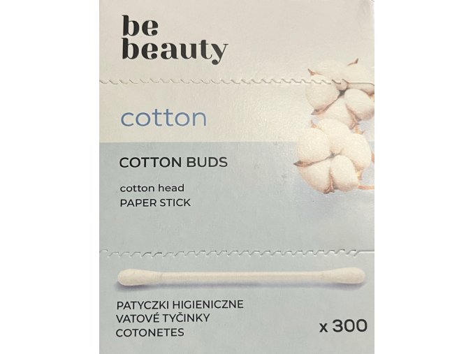 Be Beauty care vatové tyčinky 300 ks