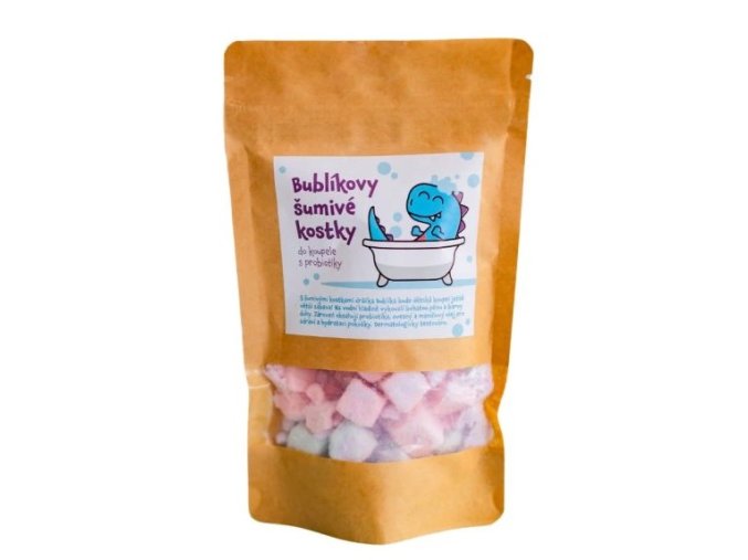 Bublíkovy šumivé kostky do koupele s probiotiky (1)