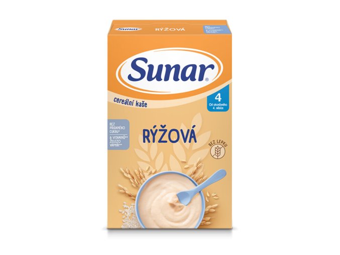 Sunar Cereální rýžová nemléčná kaše (210 g)