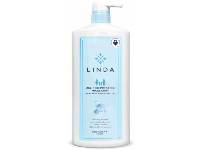 Linda Micelární sprchový gel Jemný (1 000 ml)
