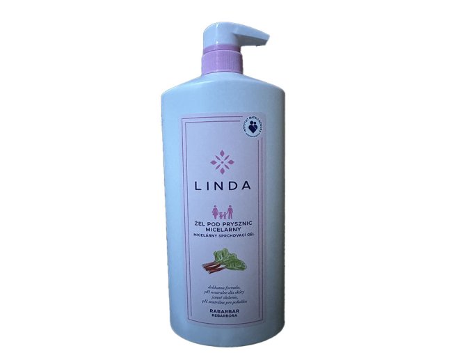 Linda Micelární sprchový gel Rebarbora (1 000 ml)
