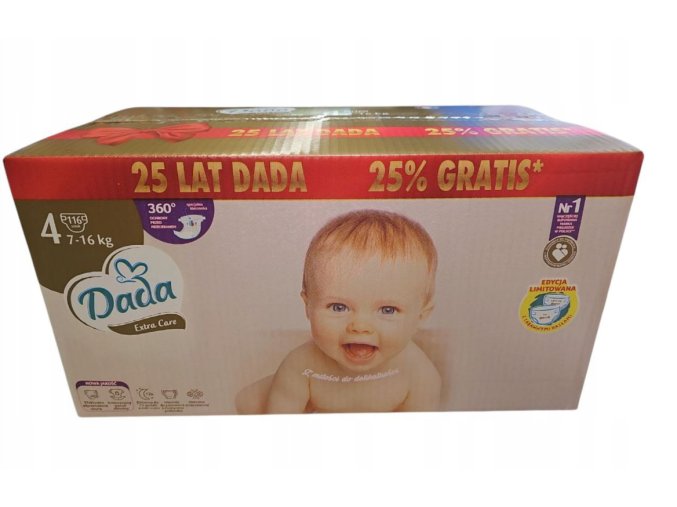 Dada Extra care box vel. 4 116 ks (7 16 kg)