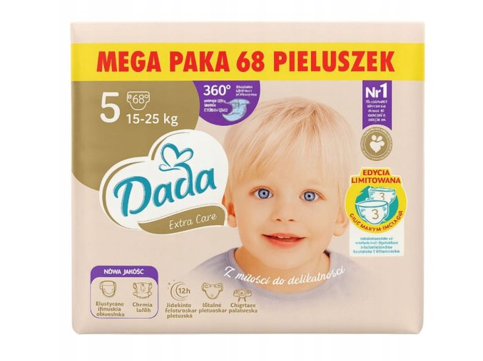 Dada Extra care bag vel. 5 68 ks (15 25 kg)