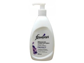 FEMINA, Emulze pro intimní hygienu s pumpičkou Protect (400 ml)