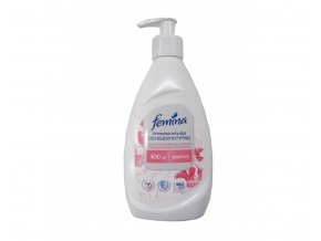 FEMINA, Krémová emulze pro intimní hygienu s pumpičkou Sensitive (400 ml)