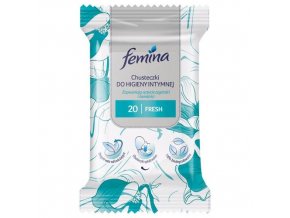 FEMINA, Ubrousky pro intimní hygienu Fresh (20 ks) (1)