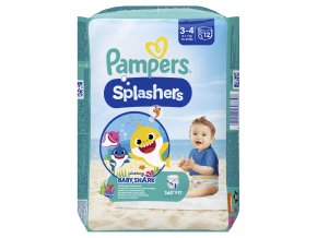 Pampers Splashers kalhotkové plenky do vody S3 S4 12 ks (shark)