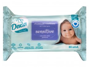 Dada Extra Soft vlhčené ubrousky Sensitive 80 ks