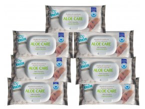 Dada Extra Care vlhčené ubrousky Aloe care 6+1 zdarma