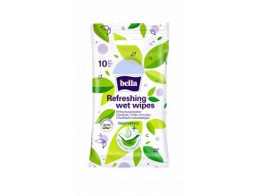 Bella osvěžující vlhčené ubrousky 10 ks