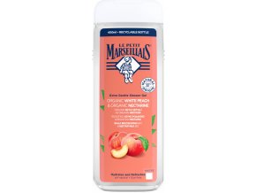 Jemný sprchový gel bio bílá broskev a bio nektarinka Le Petit Marseillais (400 ml) (1)