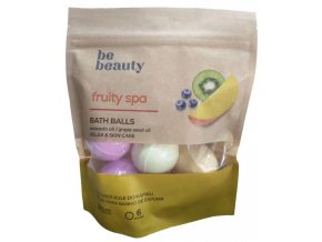 Be beauty care šumivé koule do koupele mango & borůvka & kiwi 6 ks