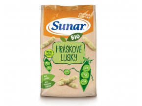 Sunar BIO křupky Hráškové lusky (45 g)