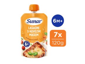 Sunar Lasagne s hovězím masem (7 x 120 g)