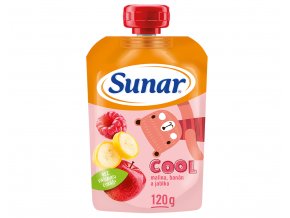 Sunar Cool ovoce malina, banán, jablko (120 g)