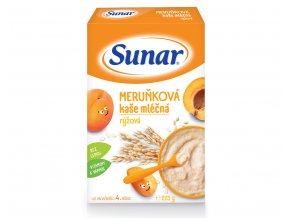 Sunar Meruňková kaše mléčná rýžová (225 g)