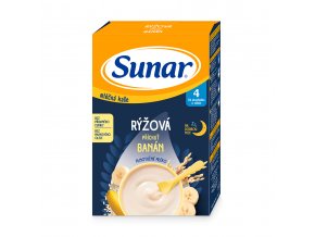 Sunar Mléčná banánová kaše na dobrou noc (210 g)