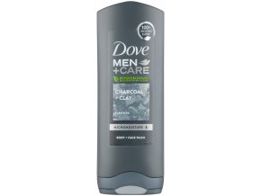 Dove sprchový gel Men+Care Charcoal + Clay (250 ml)