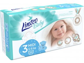 Plenky Linteo Baby Premium MIDI – 54 ks