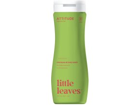 Dětské tělové mýdlo a šampon (2v1) ATTITUDE Little leaves s vůní melounu a kokosu 473 ml