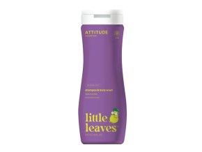 Dětské tělové mýdlo a šampon (2v1) ATTITUDE Little leaves s vůní vanilky a hrušky 473 ml (1)