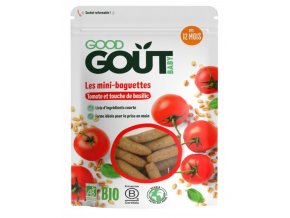 Good Gout BIO Mini bagetky s rajčátky (70 g) (1)