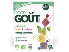 Good Gout BIO Sušenky barvy & tvary (80 g) (1)