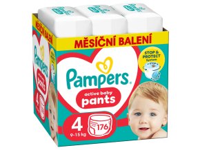 Pampers Active Baby Pants vel. 4 176 ks (9 15 kg) (1)